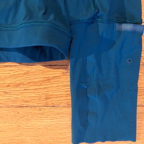 New Lululemon Teal Zip Long-Sleeved Pullover Shirt - Picture 4 of 9